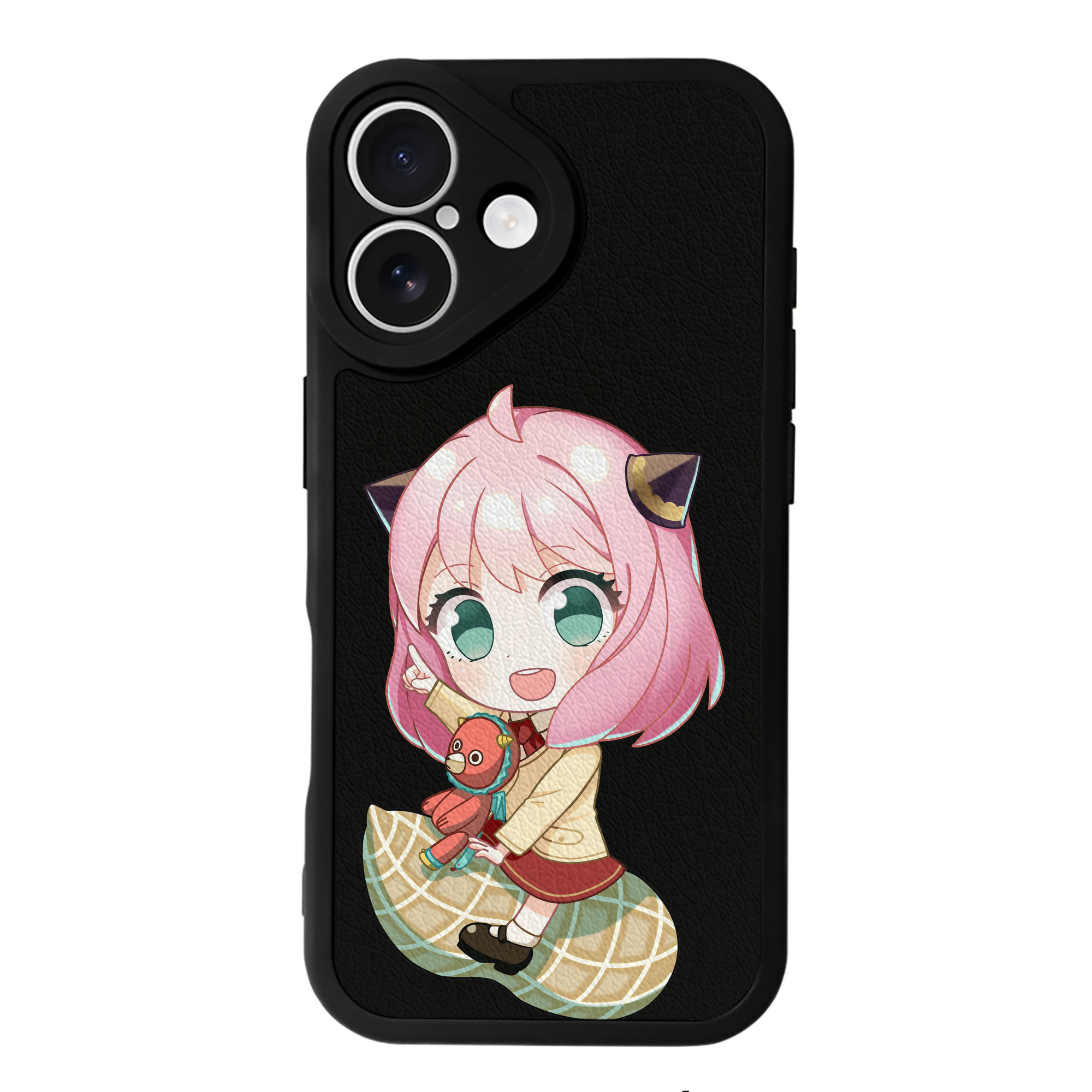（画像用） SPY×FAMILY间谍家家酒 【iPhone 16シリーズ対応】シリコンスマホケース（レザー調） 材質：シリコン